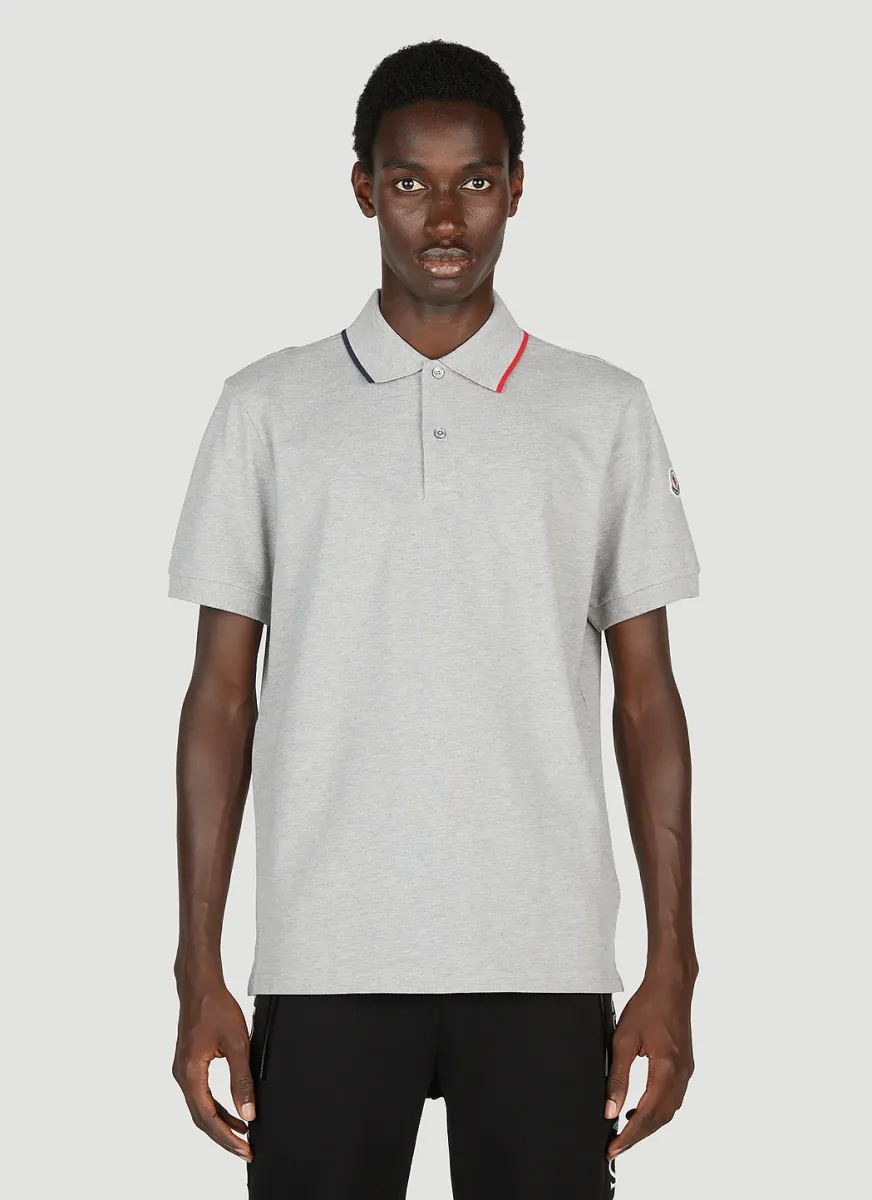 Logo Patch Polo Shirt