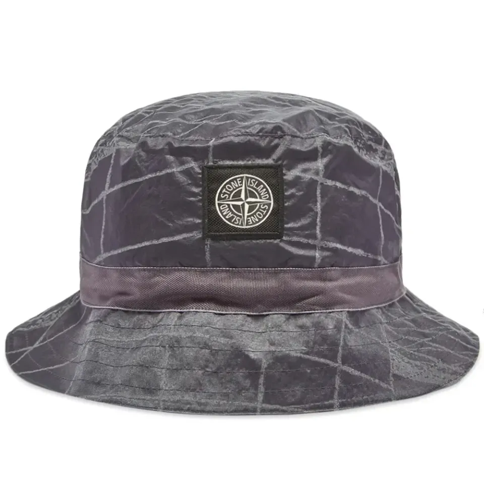 Reflective Grid Bucket Hat