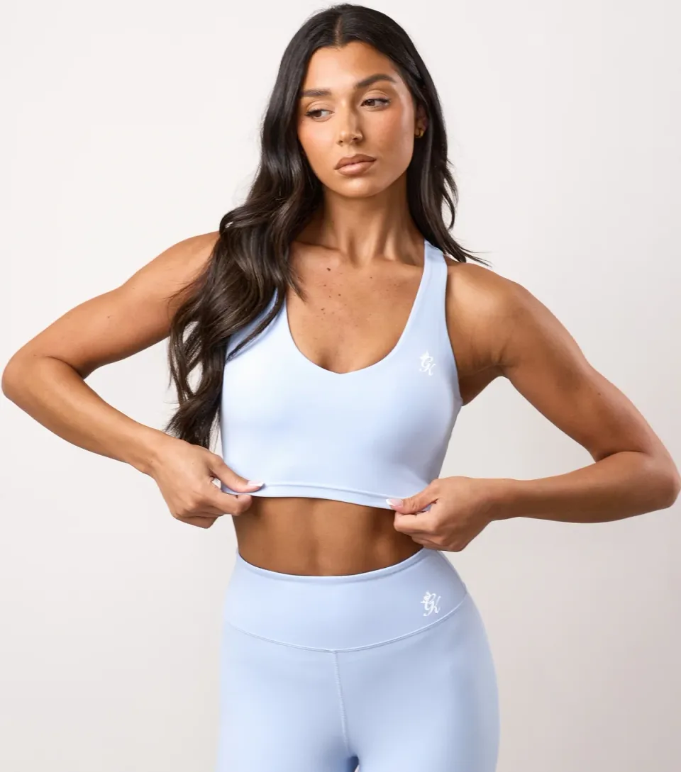 Women's Light Blue 365 Logo Print Tank Top