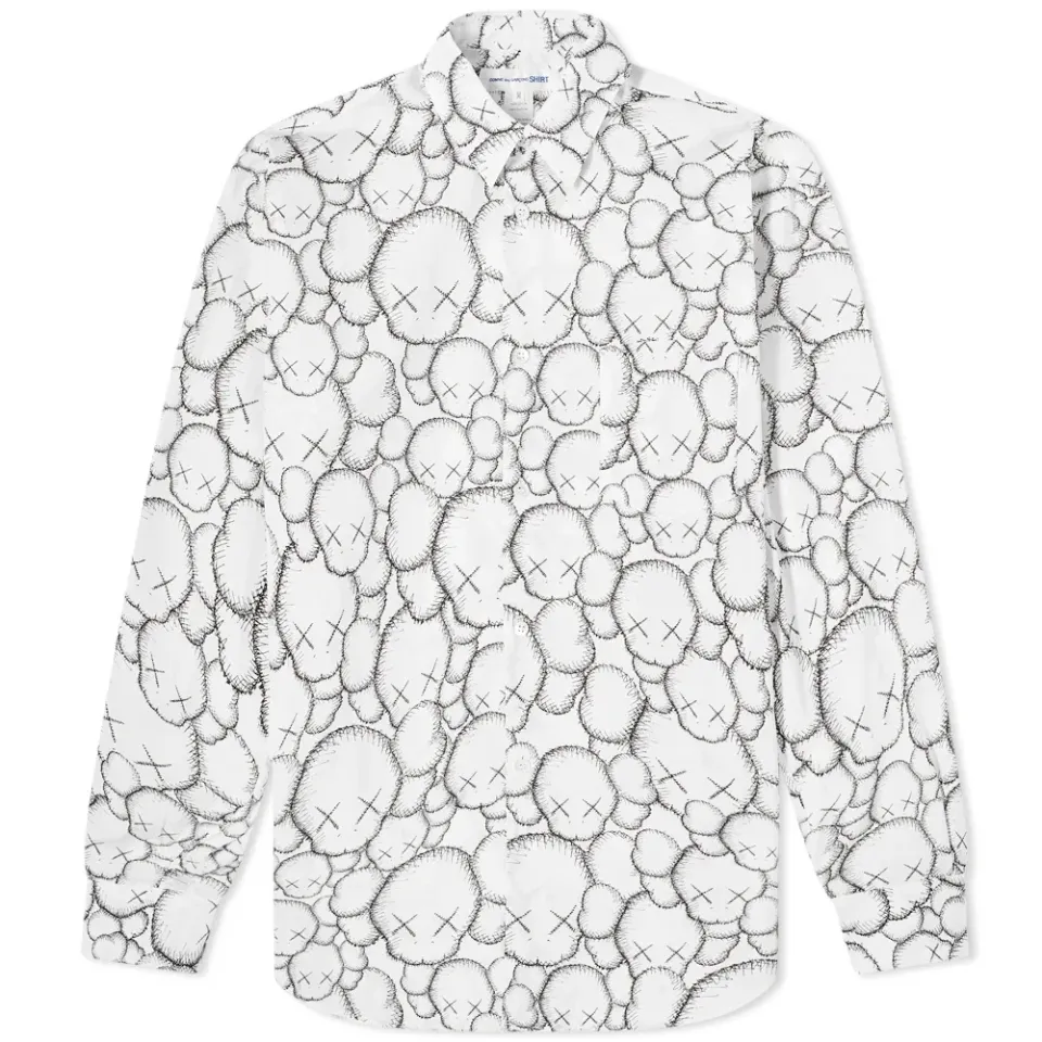 Comme des Garcons SHIRT Poplin Kaws Print Shirt