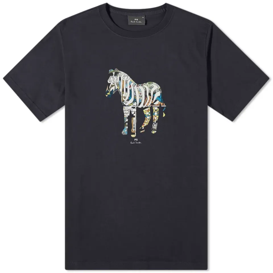 Multicoloured Zebra Tee