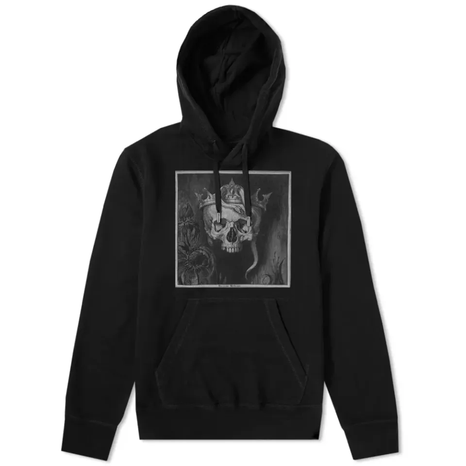 Placement Skull Print Hoody