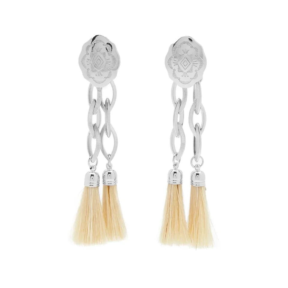 TOGA Chain Fringe Earrings