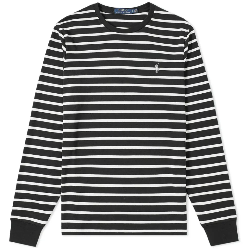 Long Sleeve Pima Stripe Tee