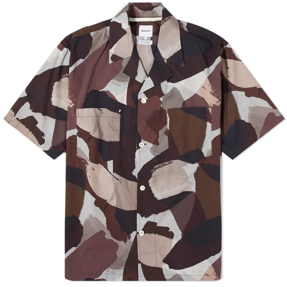 Mads Relaxed Camo Short Sleeve Shirt