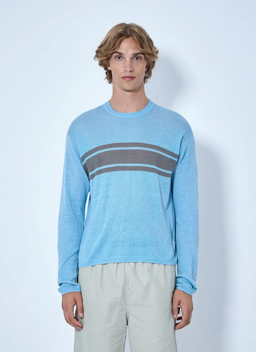 Striped Crewneck Sweater