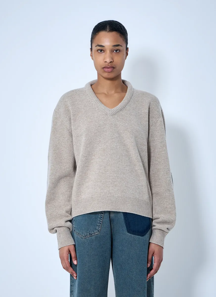 Open Back Wool Knit