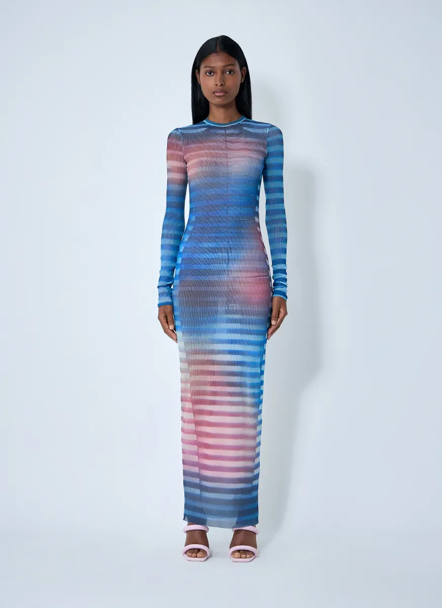 Air Mesh Maxi Dress