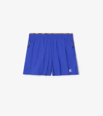 Stretch Nylon Shorts in Knight blue