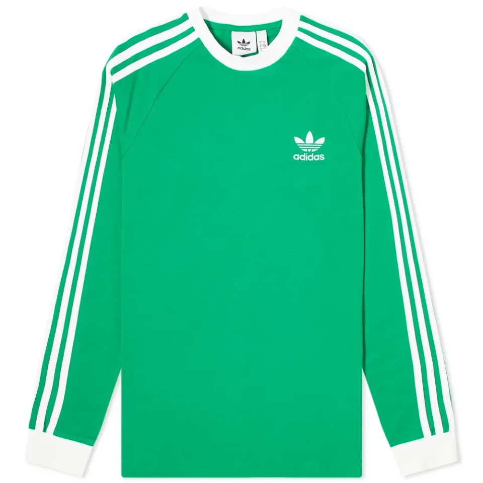 3 Stripe Long Sleeve T-Shirt