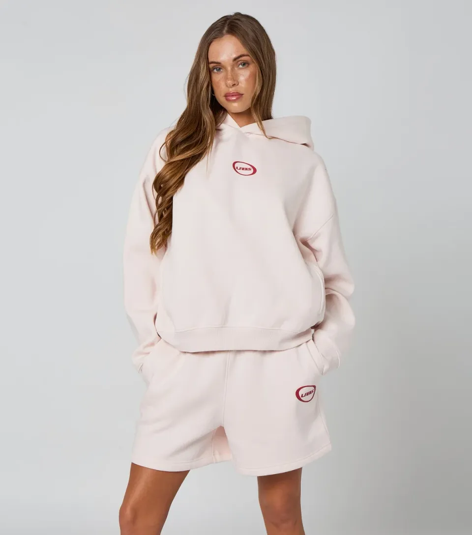 Women's Light Pink Logo Hoodie
