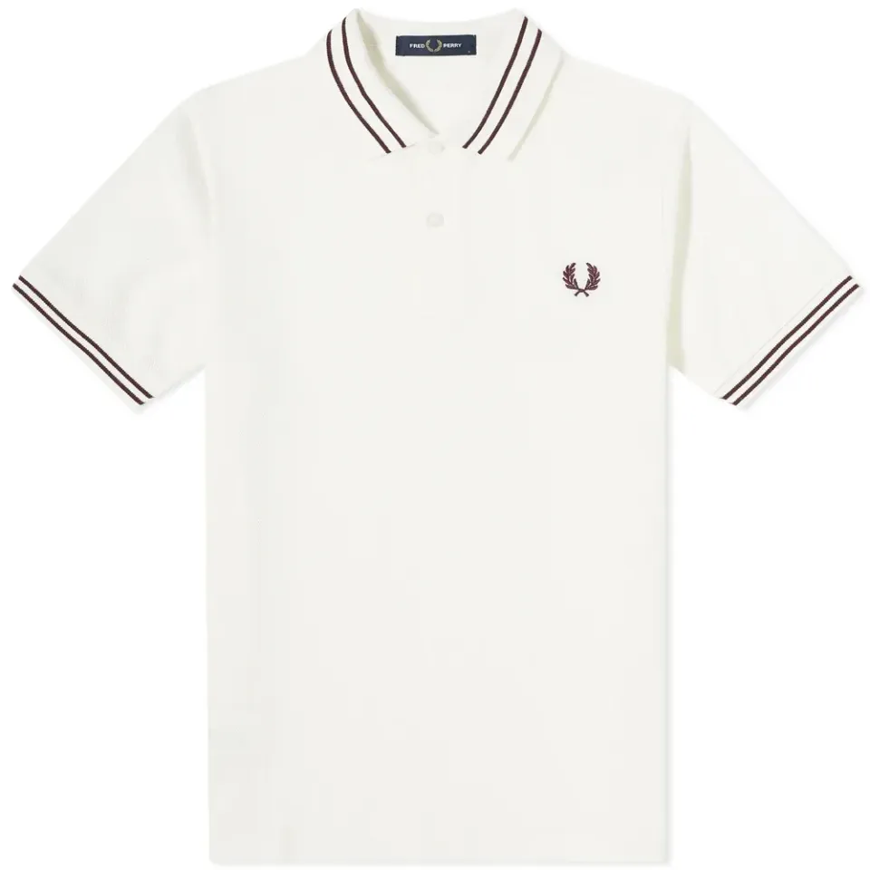 Textured Panel Polo Shirt
