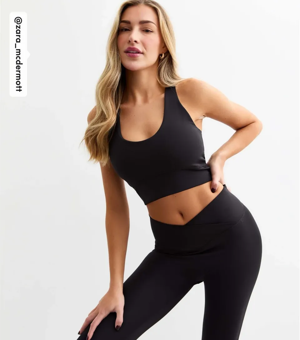 Women's by Zara McDermott Black Active Scoop Neck Vest