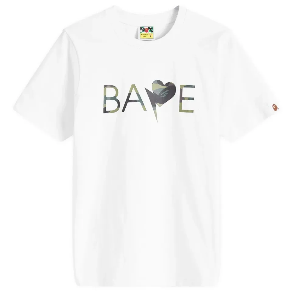 1st Camo Heart Bapeogo T-Shirt
