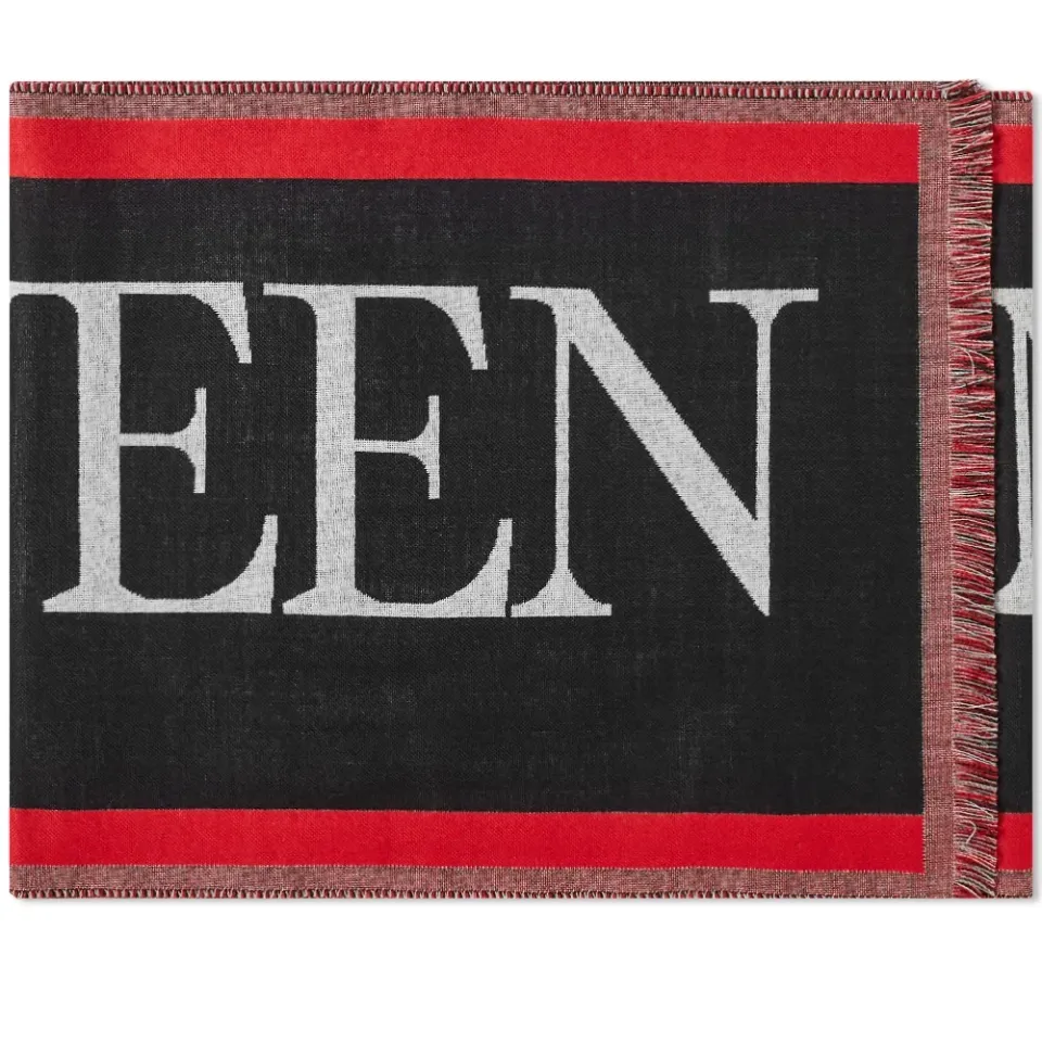 Oversize Logo Scarf