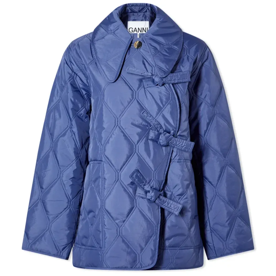 Ripstop Quilt Asymmetric Jacket