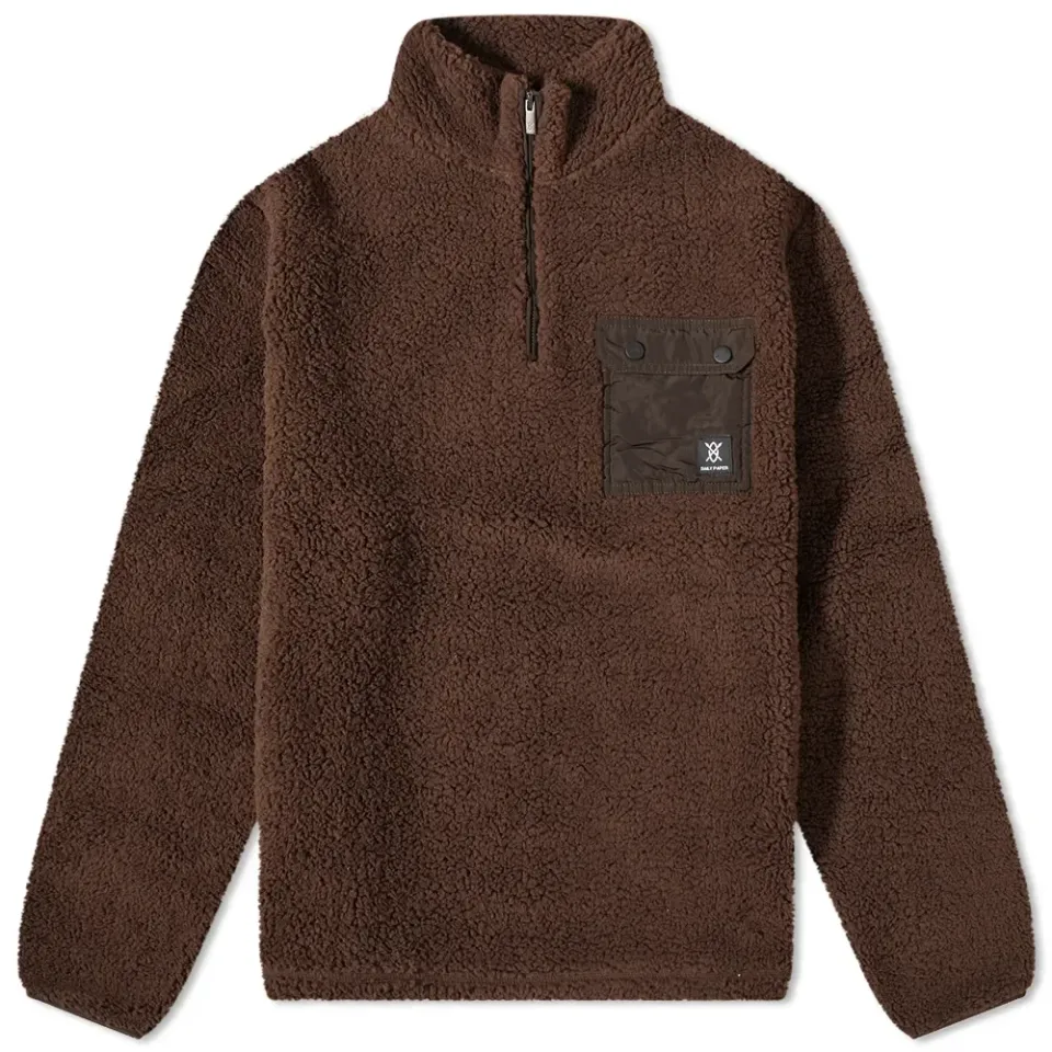 Nedeemo Quarter Zip Sherpa Fleece