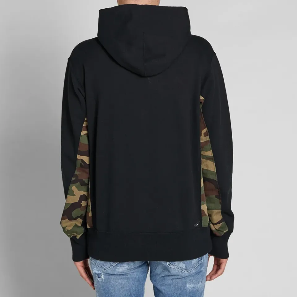 SOPHNET. Camouflage Side Panel Hoody