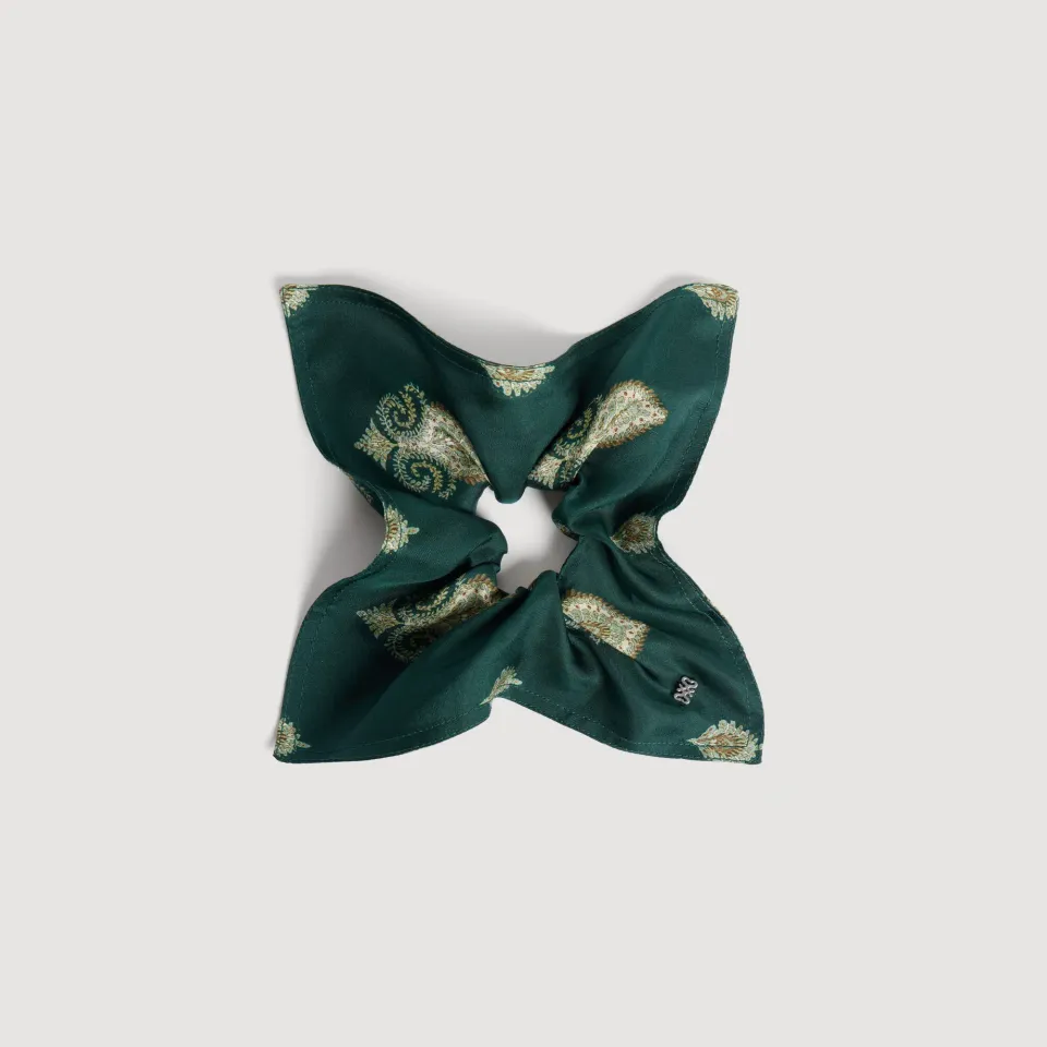 Paisley print scrunchie