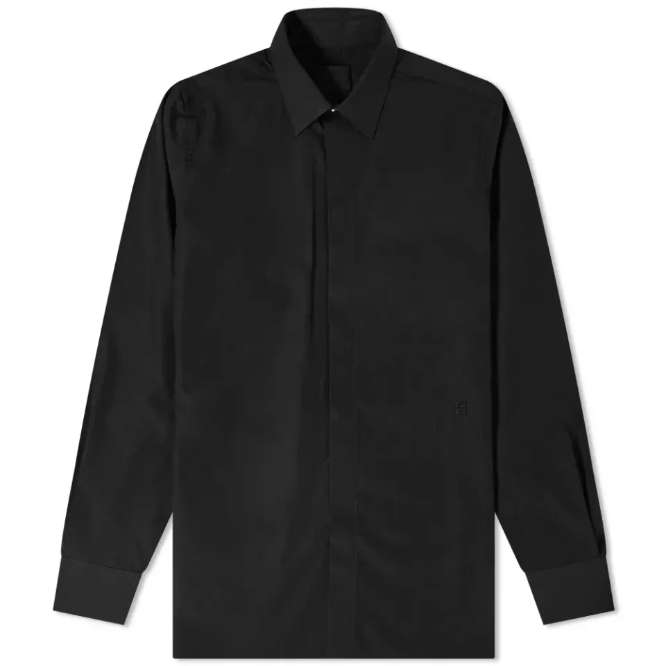 4G Embroidered Poplin Shirt