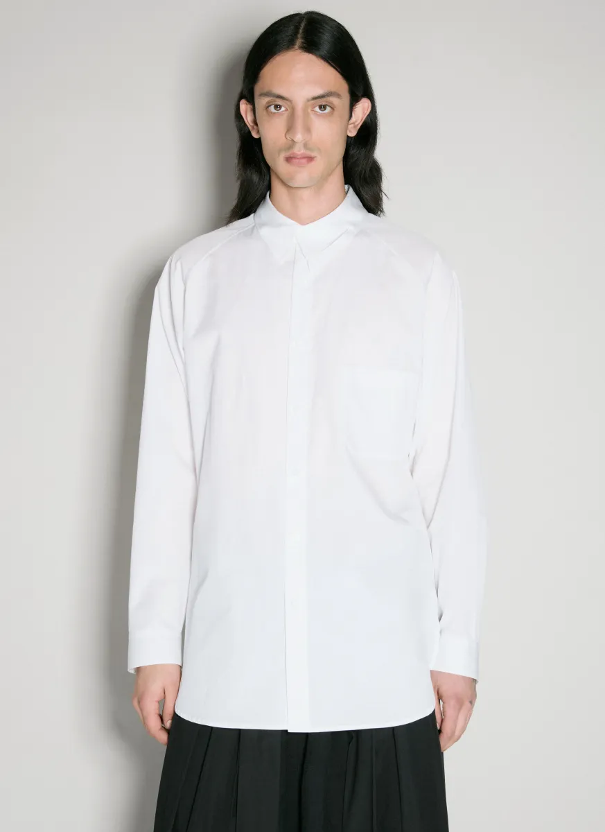 Broad A-Ashymme Notched Shirt