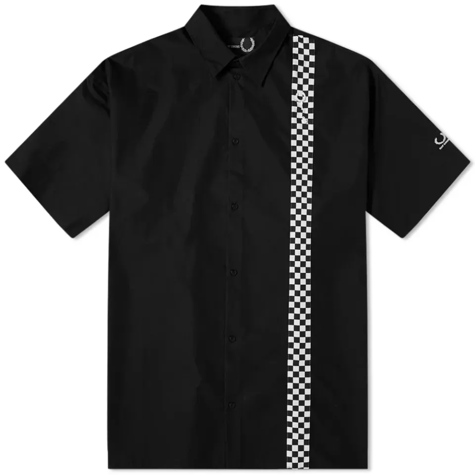 Short Sleeve Checkerboard Shirt