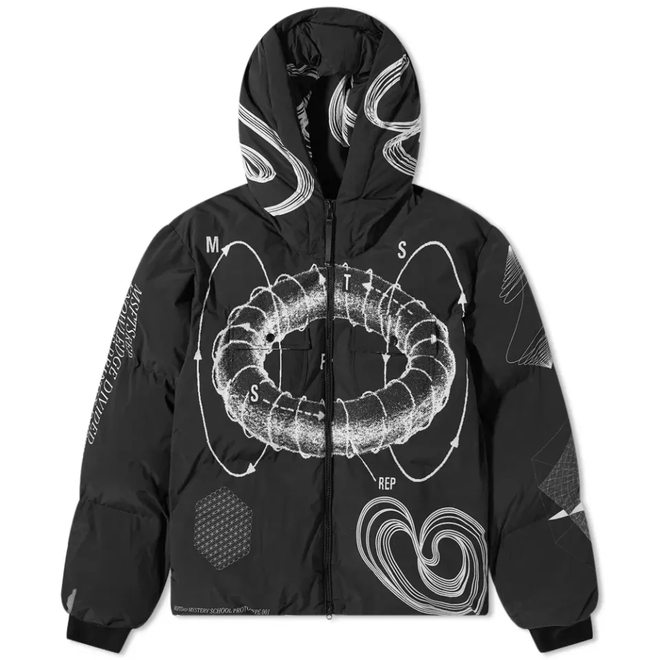 All Over Print Down Jacket