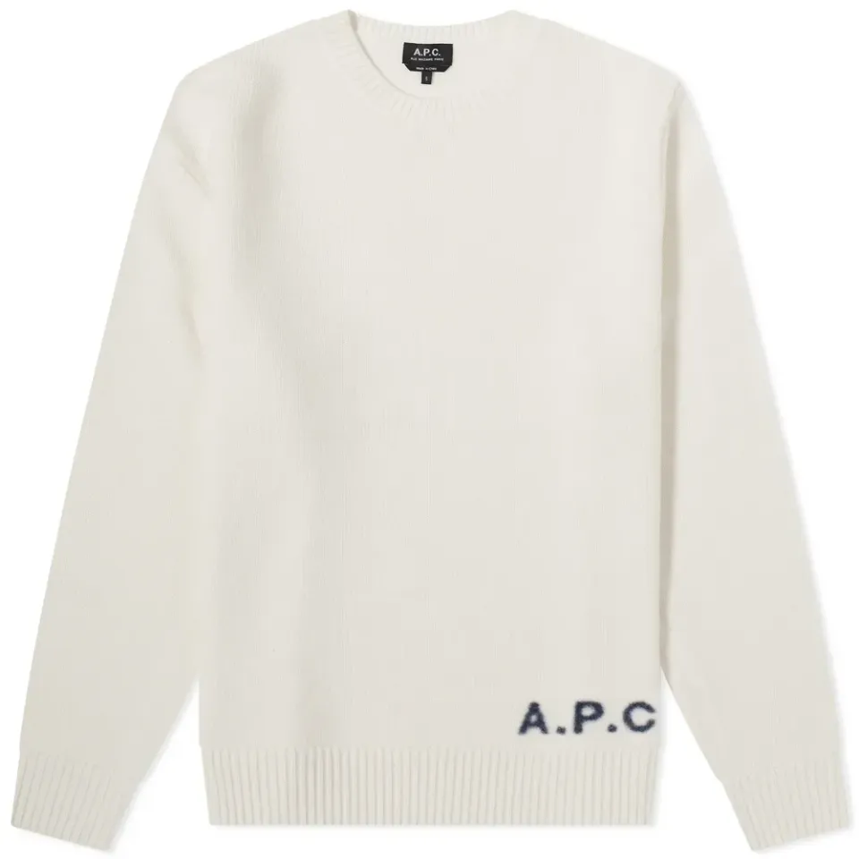A.P.C. Edward Logo Crew Knit