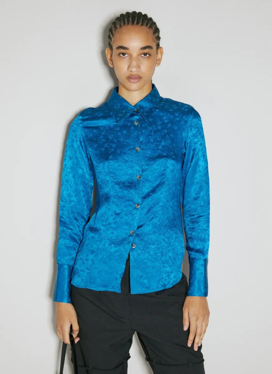 Crinkle Fitted Shirt