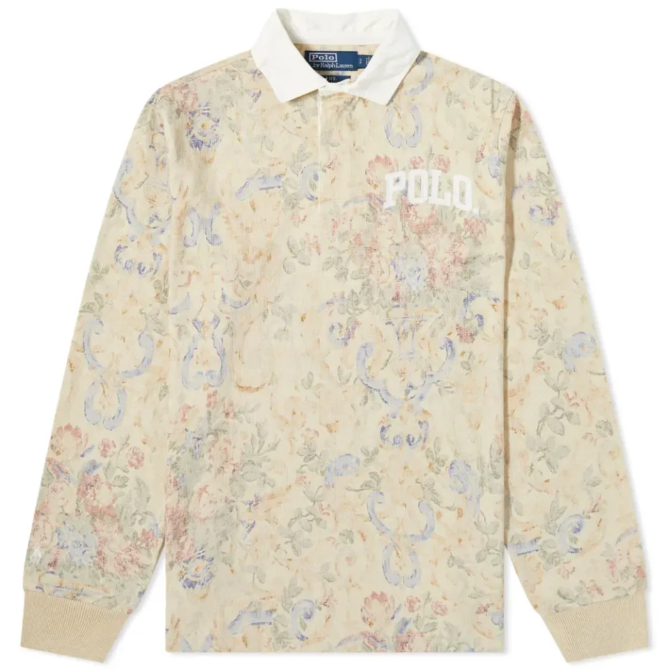 END. x Polo Ralph Lauren 'Baroque' Long Sleeve Rugby Shirt