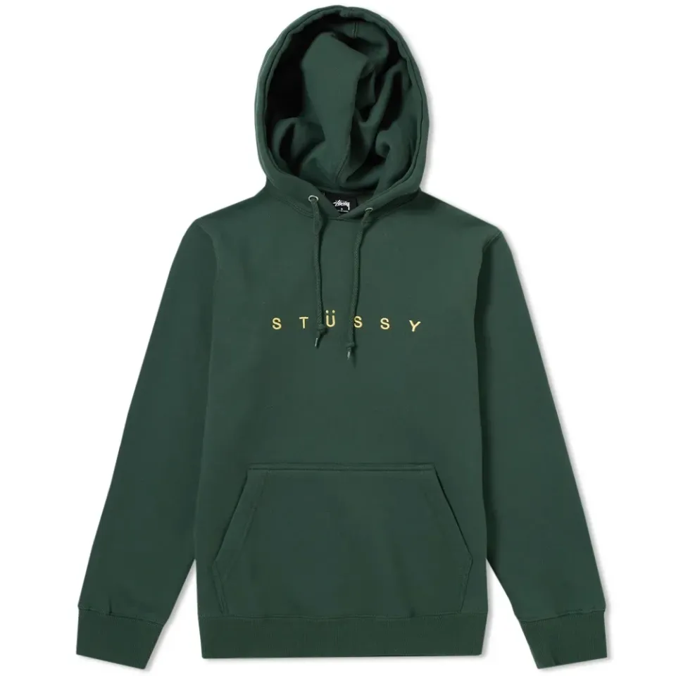 Helvetica Spread Applique Hoody