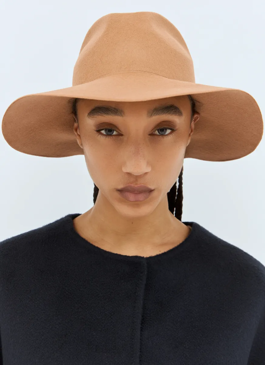 Felt Wool Wide Brim Hat