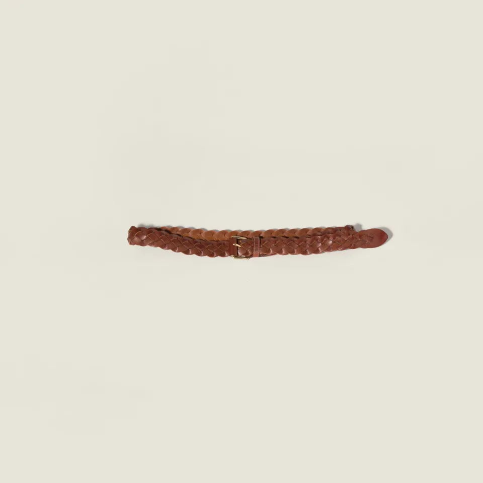 Leather belt