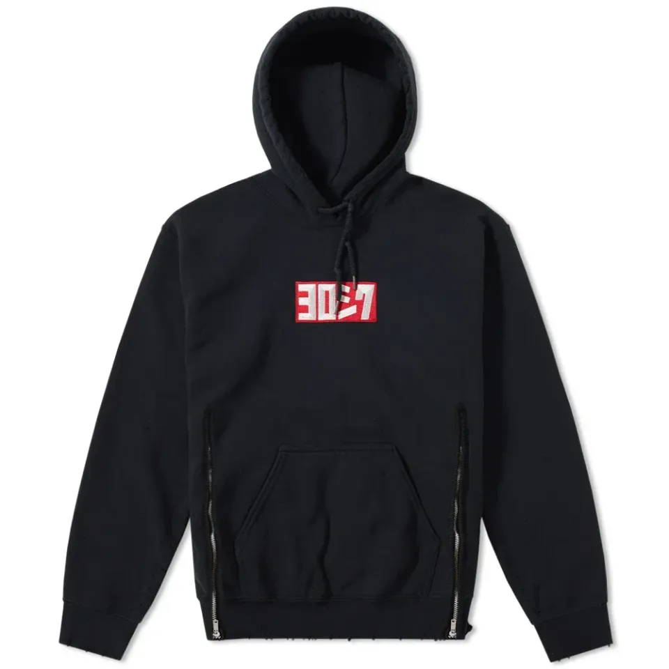 Sasquatchfabrix Yoroshiku Damaged Hoody