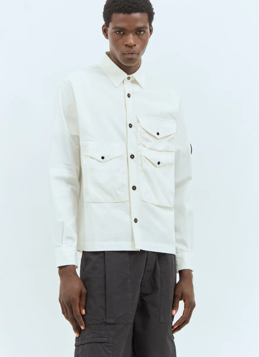 Logo Plaque Overshirt