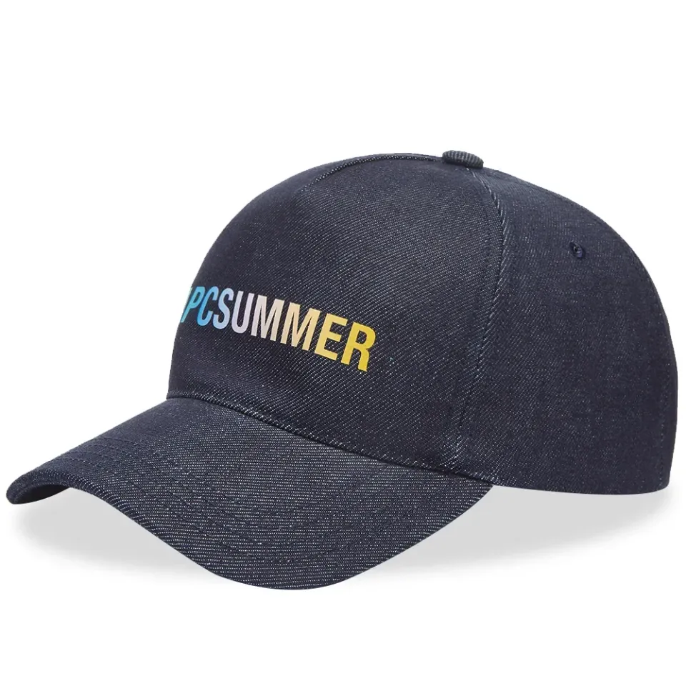 A.P.C Summer Logo Denim Cap