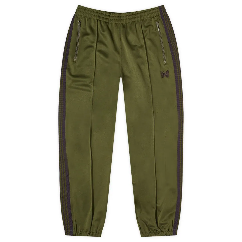 Poly Smooth Zipped Track Pants