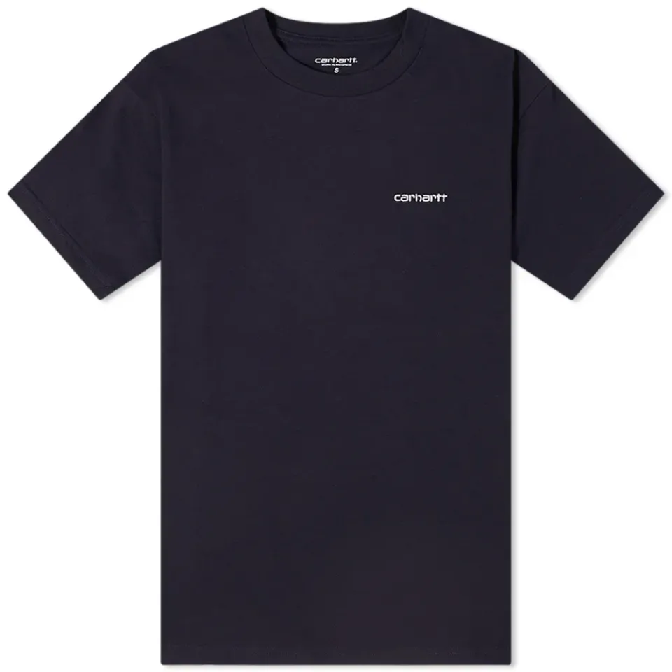 Script Embroidered T-Shirt