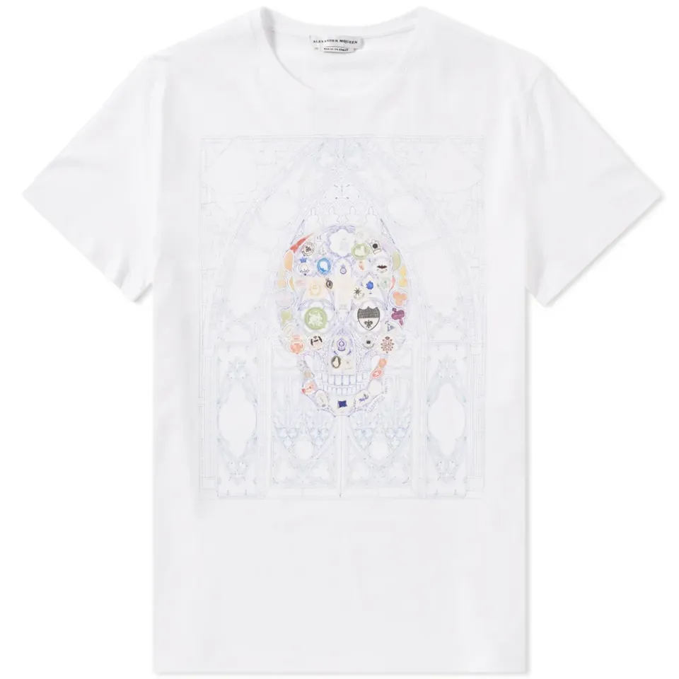 Stained Glass Skull Tee