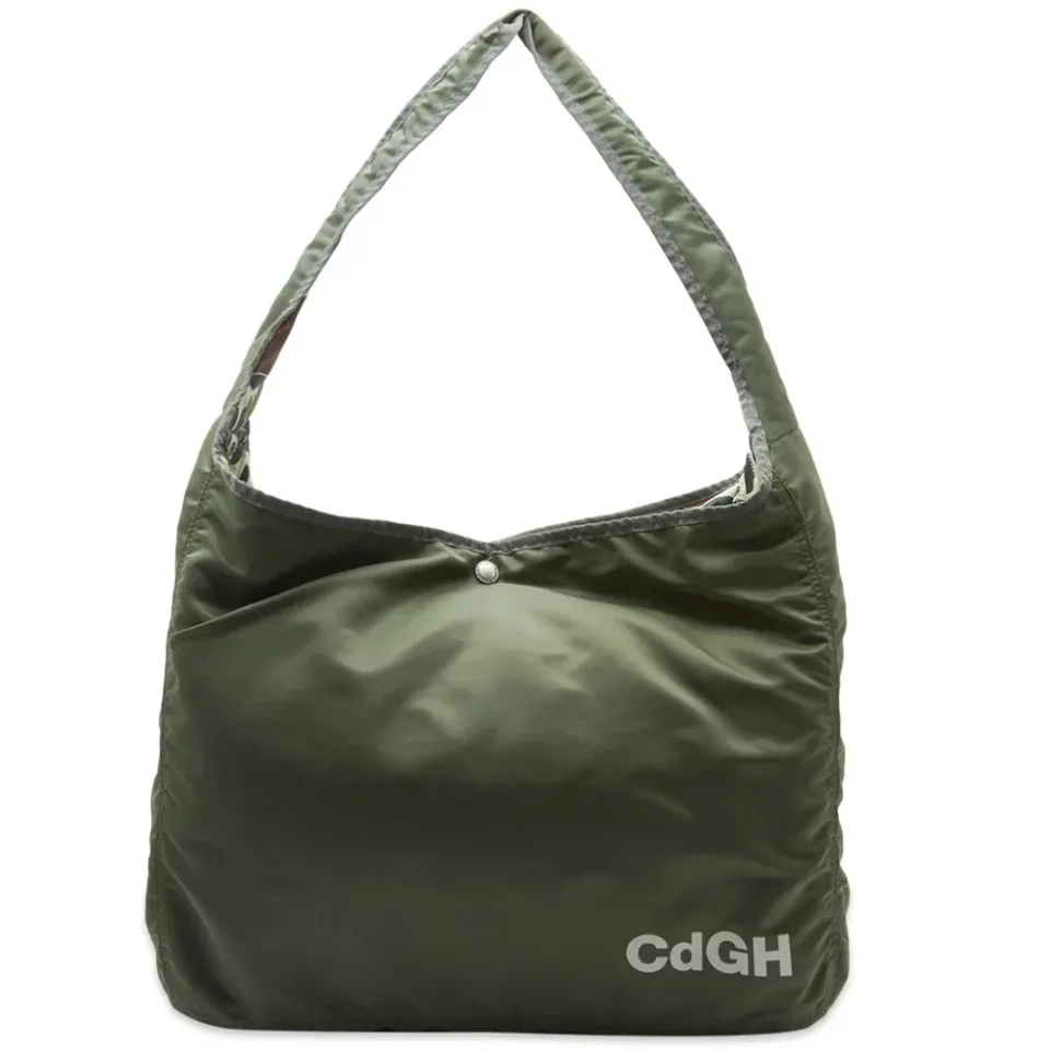 Nylon Logo Messenger Bag
