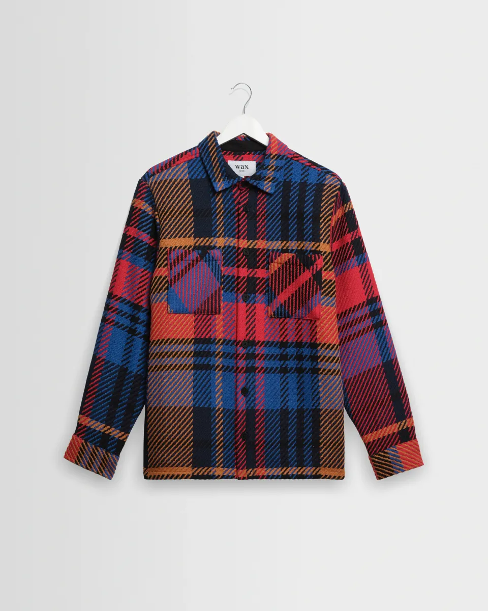 Whiting - Purple and Red Bold Check Overshirt