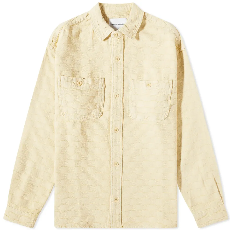 Checket Twill Overshirt