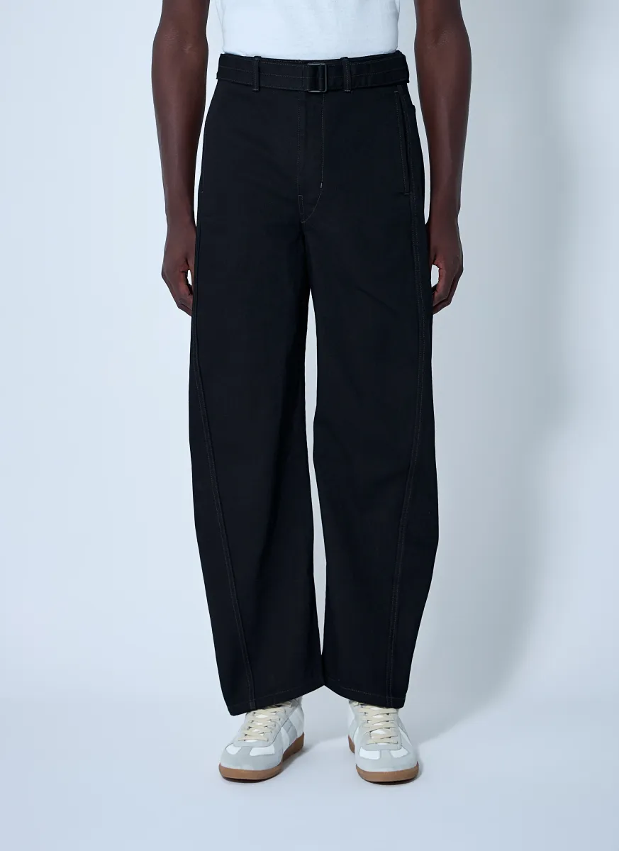 Belted Twisted Pants