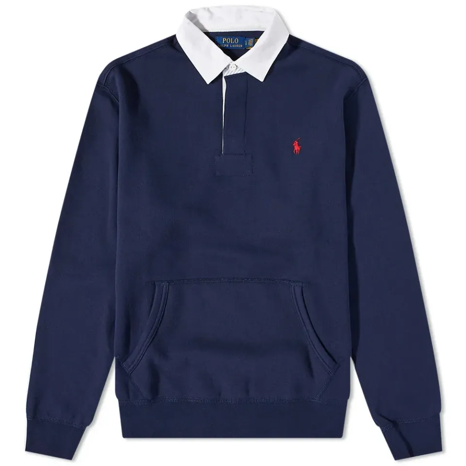 Kangaroo Pocket Jersey Rugby Shirt