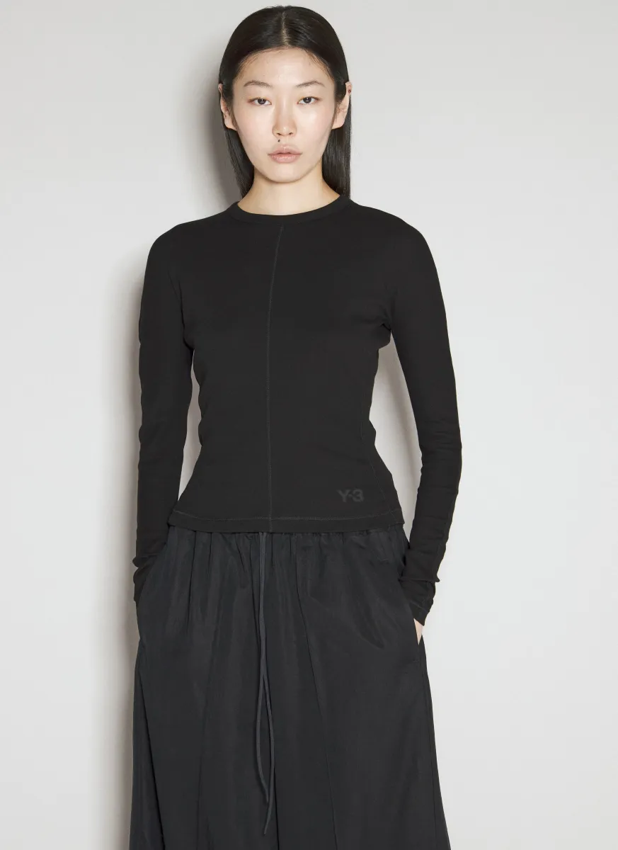 Fitted Long-Sleeve T-Shirt