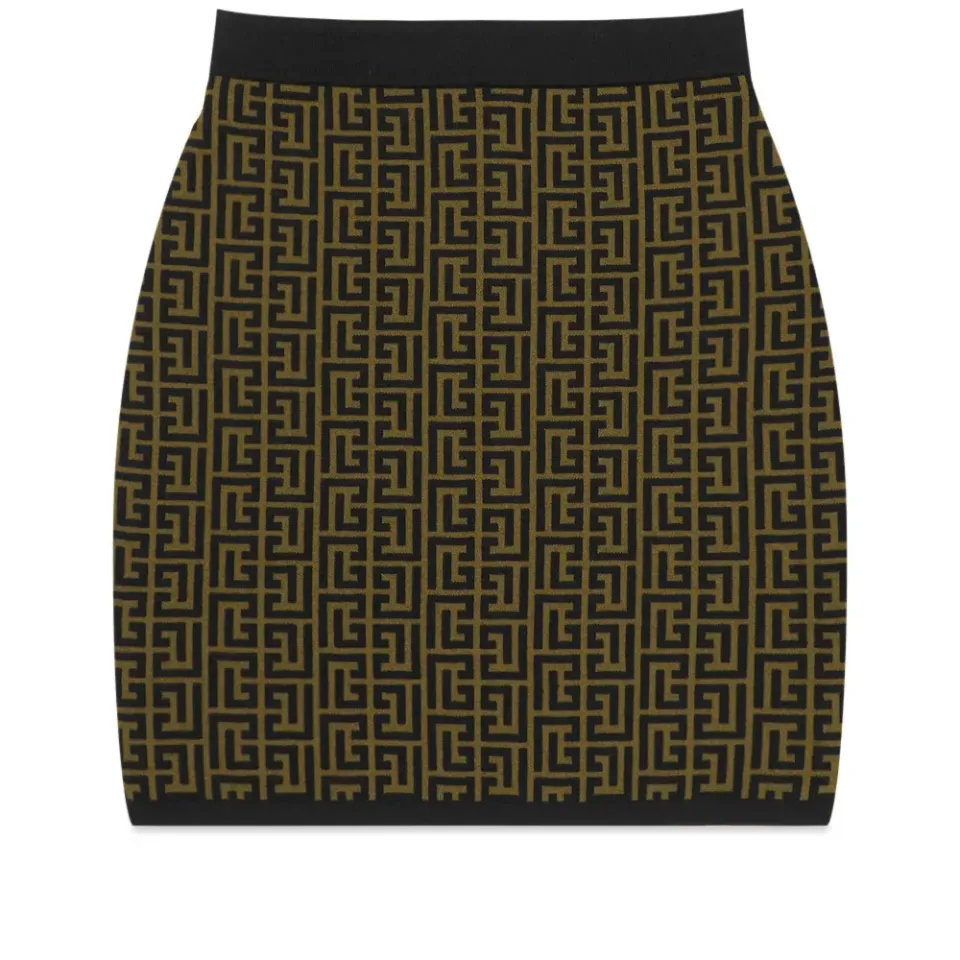 Monogram Jacquard Skirt