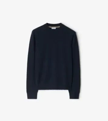 Cashmere Blend Sweater in Navy