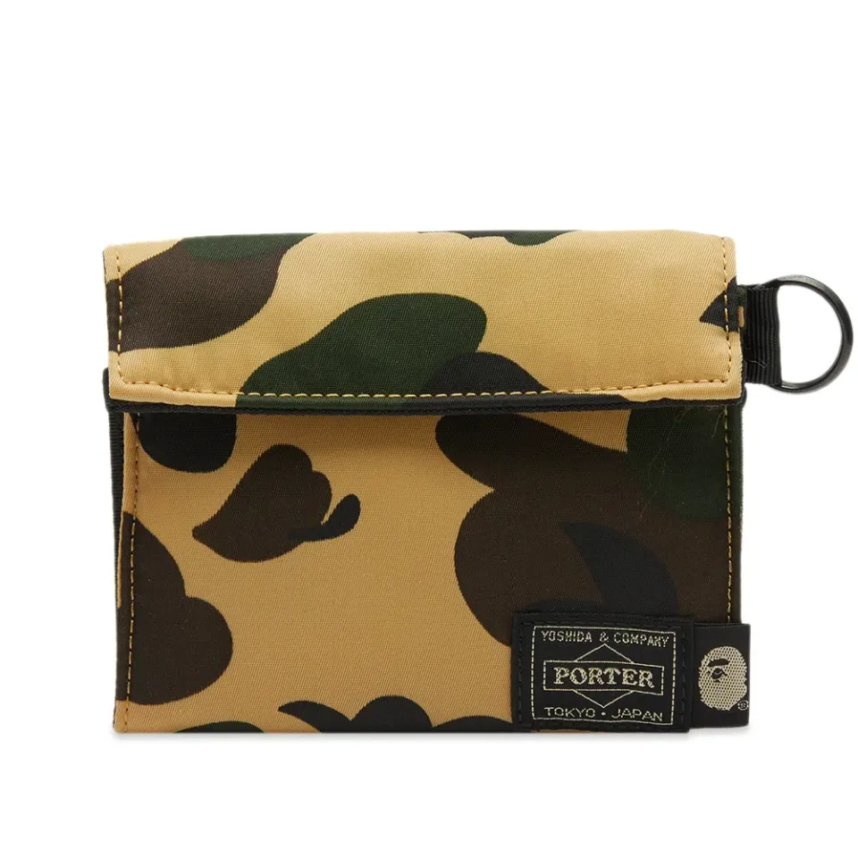 A Bathing Ape x Porter 1st Camo Wallet