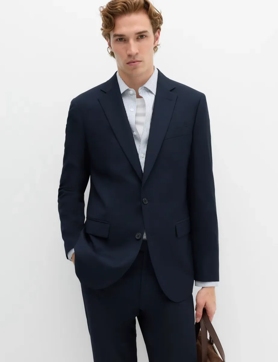 Regular Fit Stretch Ultimate Suit Jacket Navy