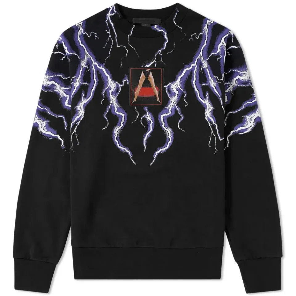 Lightning Collage Loopback Sweat